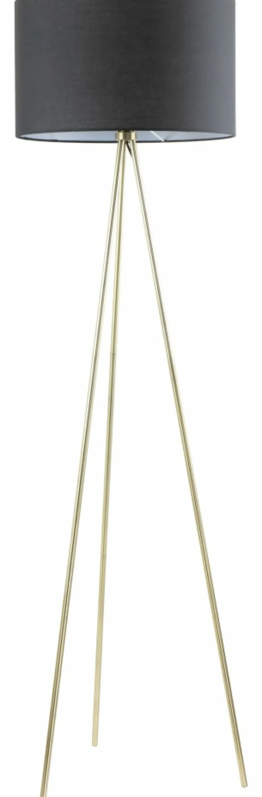 Sklep Kaja Stylowa lampa podłogowa, trójnóg z abażurem ZM A4001-BK z serii CARA