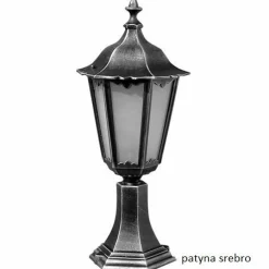 Sklep Kaja Stylowa lampa stojąca ogrodowa, czarna K 4011/1 z serii RETRO CLASSIC | Kaja Ośw
