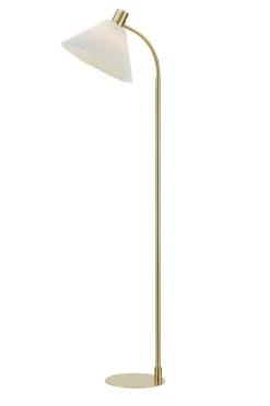 Sklep Kaja Stylowa lampa stojąca w kolorze antycznego złota 108569 z serii MIRA