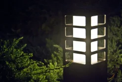 Sklep Kaja Stylowa lampa stojąca w kolorze srebra RADO III 1 AL z serii RADO III | Kaja Ośw