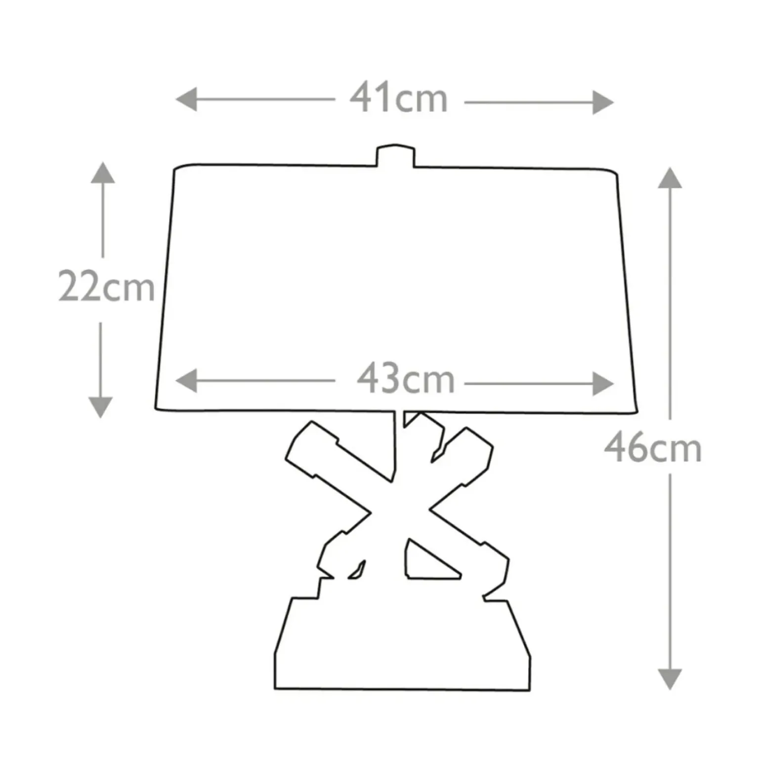 Sklep Kaja Stylowa lampa stołowa GN-JACKSON-SQUARE-TL z serii JACKSON SQUARE