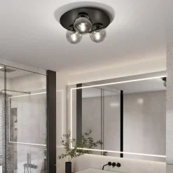 Best Sale Stylowa lampa sufitowa do loftowej sypialni 1128/3 SOLAR | Kaja Żyrandole Nowoczesne