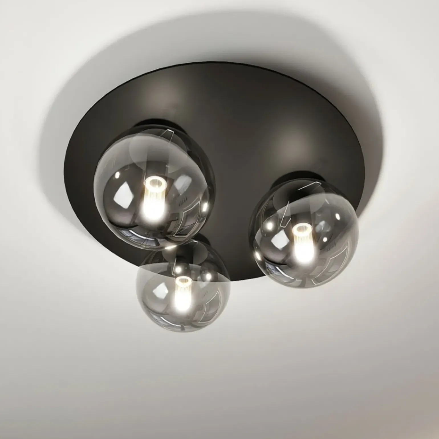 Best Sale Stylowa lampa sufitowa do loftowej sypialni 1128/3 SOLAR | Kaja Żyrandole Nowoczesne