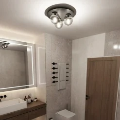 Best Sale Stylowa lampa sufitowa do loftowej sypialni 1128/3 SOLAR | Kaja Żyrandole Nowoczesne