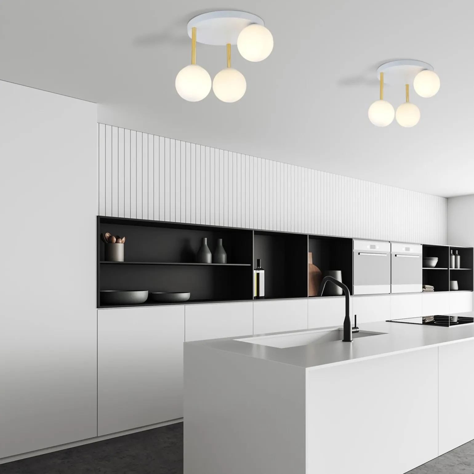 Sklep Kaja Stylowa lampa sufitowa do przytulnej sypialni 1261/3 z serii DOLCE