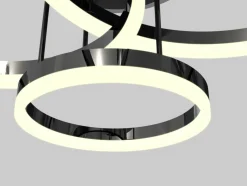 Cheap Stylowa lampa sufitowa, ledowe obręcze WF 9049-405 PERPIGNON | Kaja Żyrandole Nowoczesne