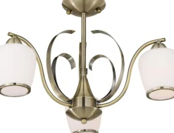Sklep Kaja Stylowa lampa sufitowa w kolorze patyny 33-54951 OPERA | Kaja