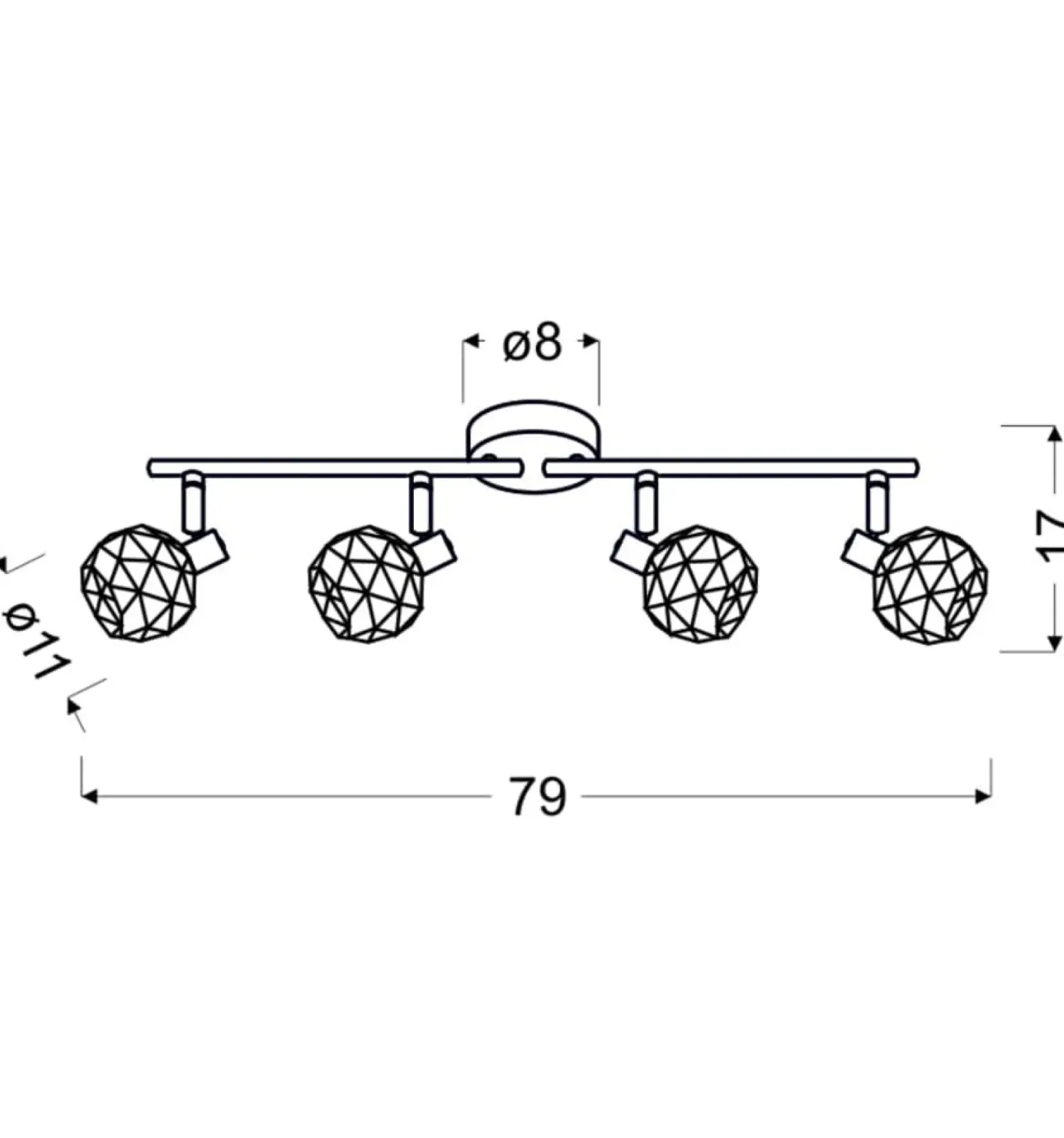 Online Stylowa lampa sufitowa w kolorze miedzi 94-22226 z serii ACROBAT | Kaja Oświetle Żyrandole Nowoczesne