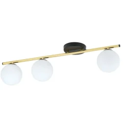 Clearance Stylowa lampa sufitowa z trzema białymi kulami 1252/3 z serii MONZA Żyrandole Nowoczesne