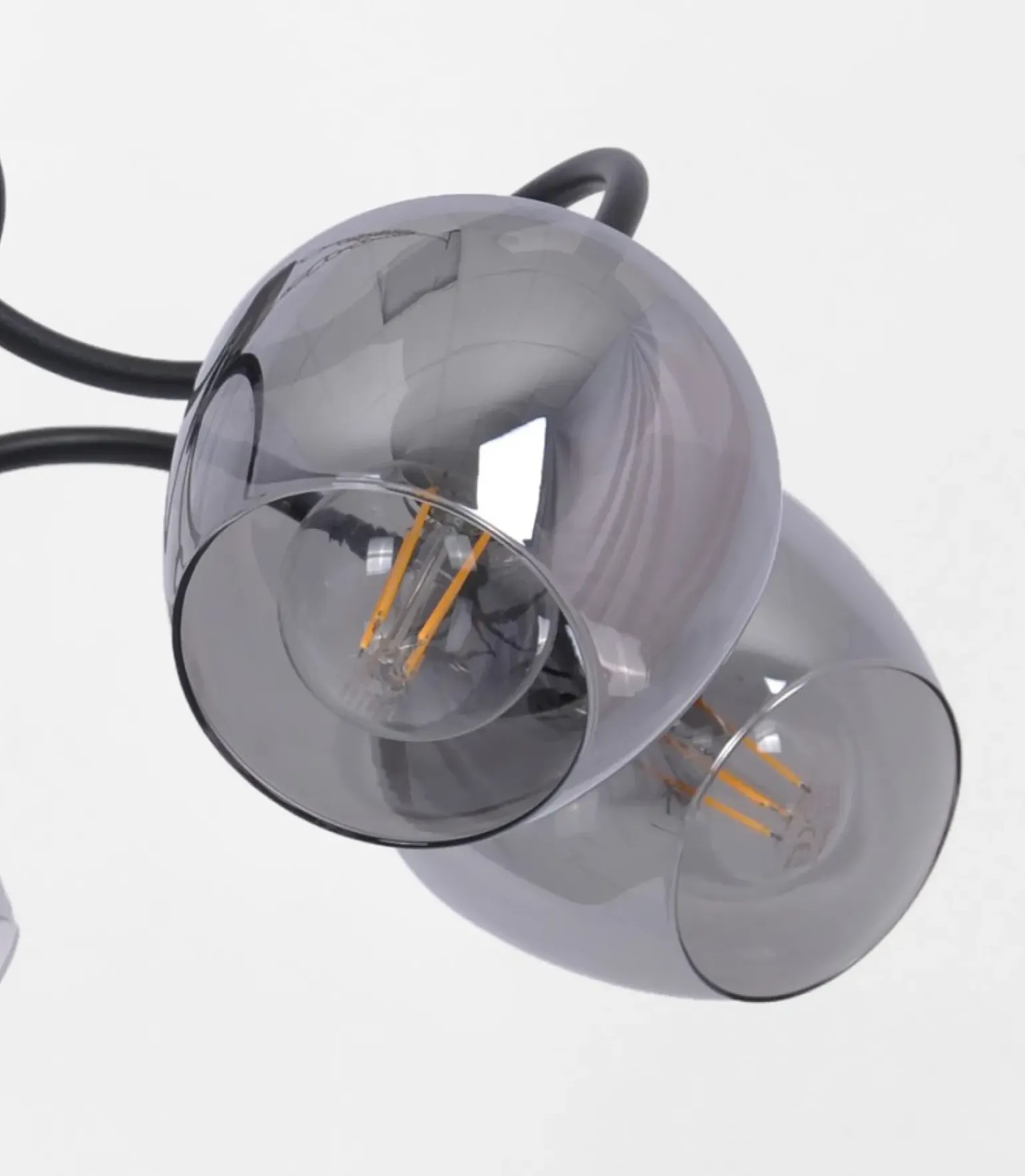 New Stylowa lampa sufitowa z pięcioma kloszami K-5196 z serii SARA | Kaja Żyrandole Nowoczesne