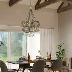 Sklep Kaja Stylowa lampa wisząca dająca dużo światła HK-ASTRID-11P z serii ASTRID