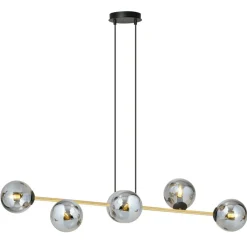 Store Stylowa lampa wisząca do jadalni, nad stół 1237/6 z serii GRAVITY Żyrandole Nowoczesne