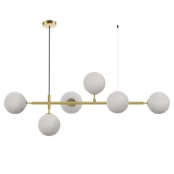 Clearance Stylowa lampa wisząca do jadalni LP-005/6P WH ALISA | Kaja Oświetlenie Żyrandole Nowoczesne