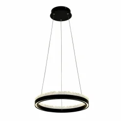 New Stylowa lampa wisząca LED z kryształkami PD2304400R-MB REGI | Kaja Żyrandole Nowoczesne