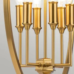 Sklep Kaja Stylowa lampa wisząca, świecznik FE-CORINNE-6P-L-BB z serii CORINNE