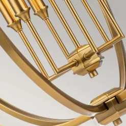 Sklep Kaja Stylowa lampa wisząca, świecznik FE-CORINNE-6P-L-BB z serii CORINNE