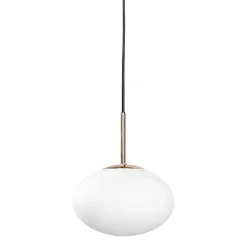 Best Stylowa lampa wisząca z białym kloszem ZM 1183 OMI | Kaja Oświetlenie Żyrandole Nowoczesne