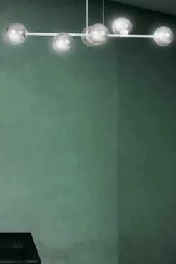 Best Sale Stylowa lampa wisząca z kloszami do salonu 878/6 | Kaja Oświetlenie Żyrandole Nowoczesne