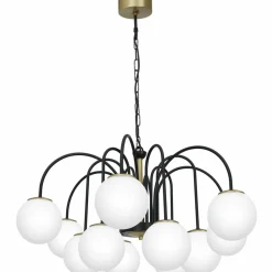 Outlet Stylowa lampa wisząca z mlecznymi kloszami LX 3201 z serii CAMBRIDGE Żyrandole Nowoczesne