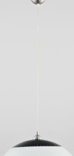 Sklep Kaja Stylowa lampa wisząca z szerokim, szklanym kloszem AL 9185 | Kaja