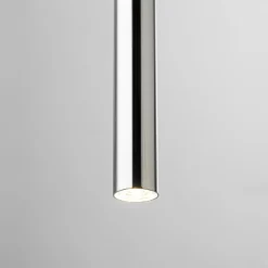 Store Stylowa lampa wisząca ze srebrnymi tubami SIG 40734 SOPEL LUX | Kaja Żyrandole Nowoczesne