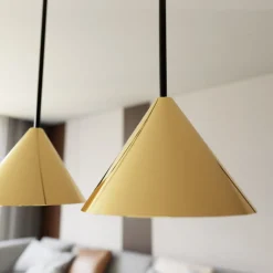 Cheap Stylowa lampa wisząca ze złotymi stożkami 1329/6 ELIT | Kaja Żyrandole Nowoczesne