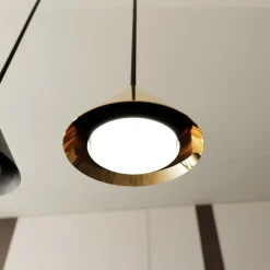 Cheap Stylowa lampa wisząca ze złotymi stożkami 1329/6 ELIT | Kaja Żyrandole Nowoczesne