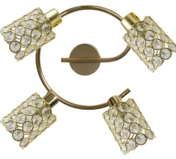 Cheap Stylowa lampa z kryształowymi spotami 98-07230 YORK | Kaja Oświetlenie Żyrandole Nowoczesne