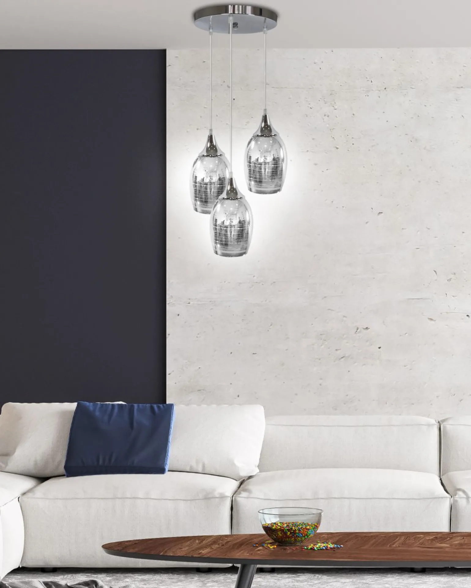 Sklep Kaja Stylowa lampa z ozdobnymi kloszami 33-60181 MARINA | Kaja Oświetlenie