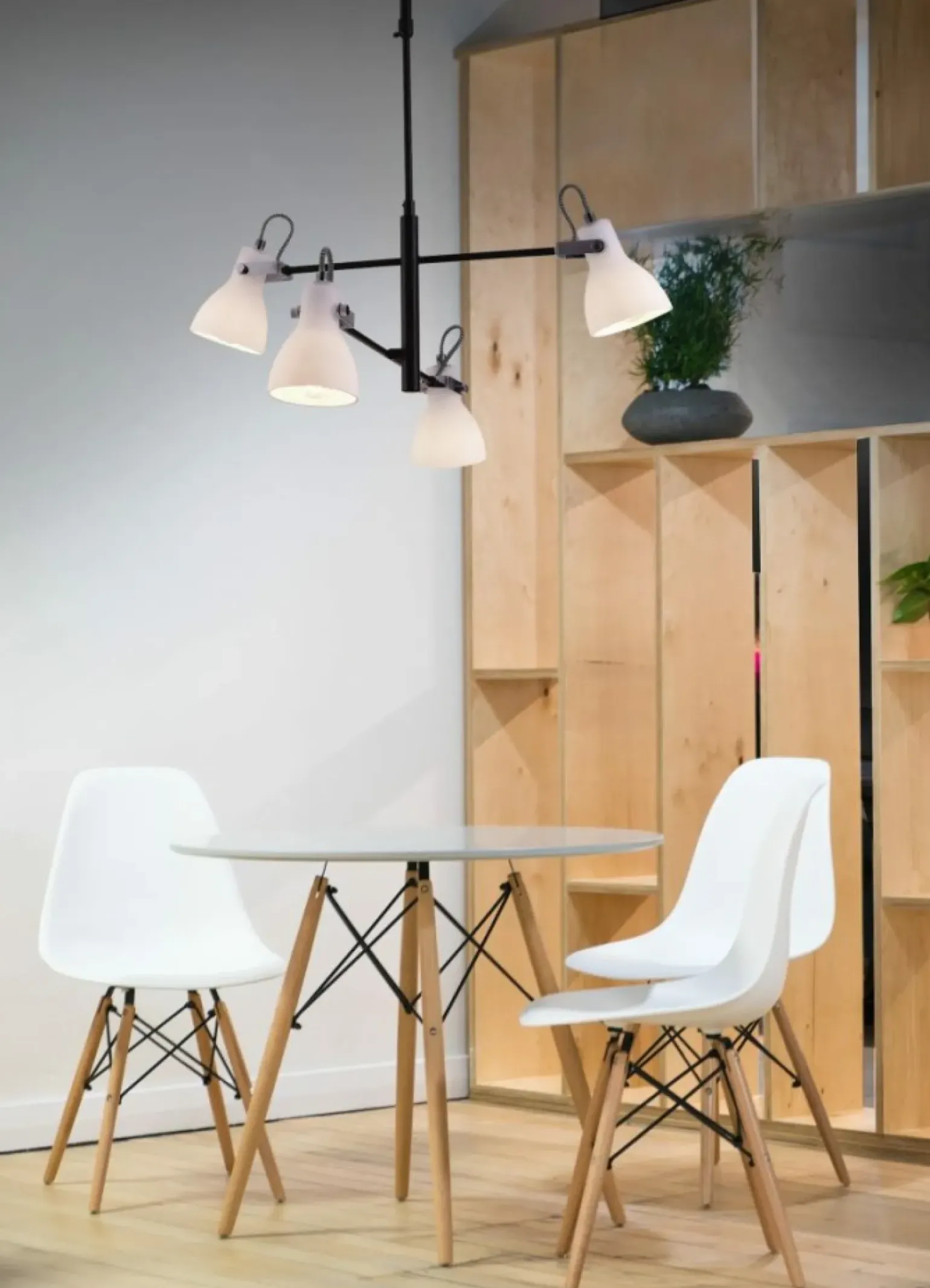 Store Stylowa lampa z ruchomymi reflektorami K-8107 KANTI | Kaja Oświetlenie Żyrandole Nowoczesne