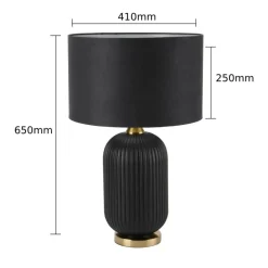 Sklep Kaja Stylowa lampka do eleganckiej sypialni LP-1515/1T BIG z serii TAMIZA