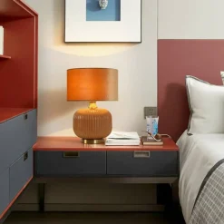 Sklep Kaja Stylowa lampka do sypialni LP-1515/1T SMALL GOLD TAMIZA | Kaja