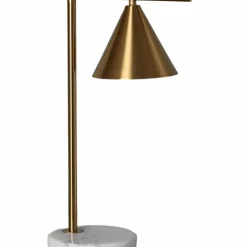 Sklep Kaja Stylowa lampka na marmurowej podstawie ABR-LSV-E27 LIBRIO | Kaja