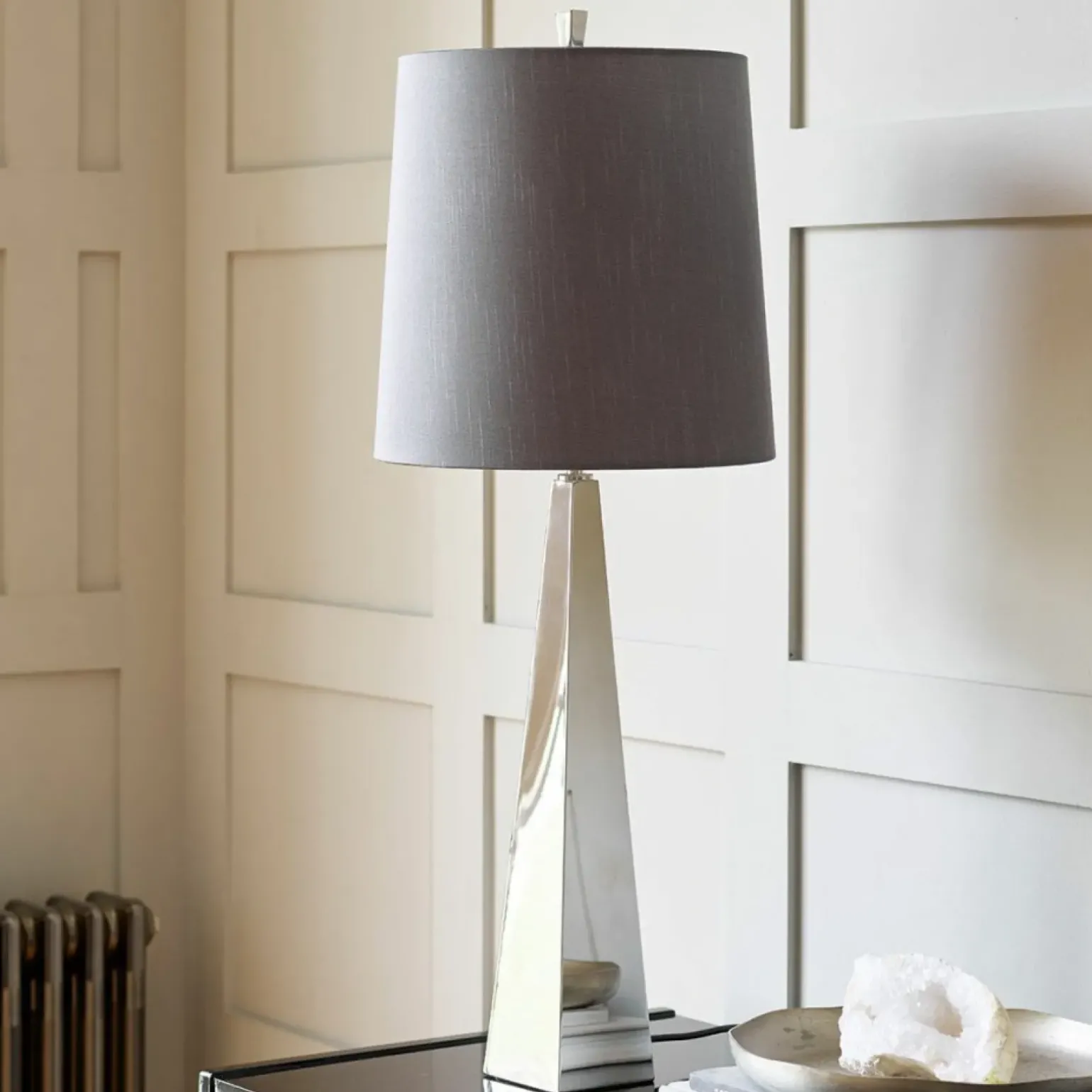 Sklep Kaja Stylowa lampka stołowa, nocna ASCENT-TL-PN z serii ASCENT