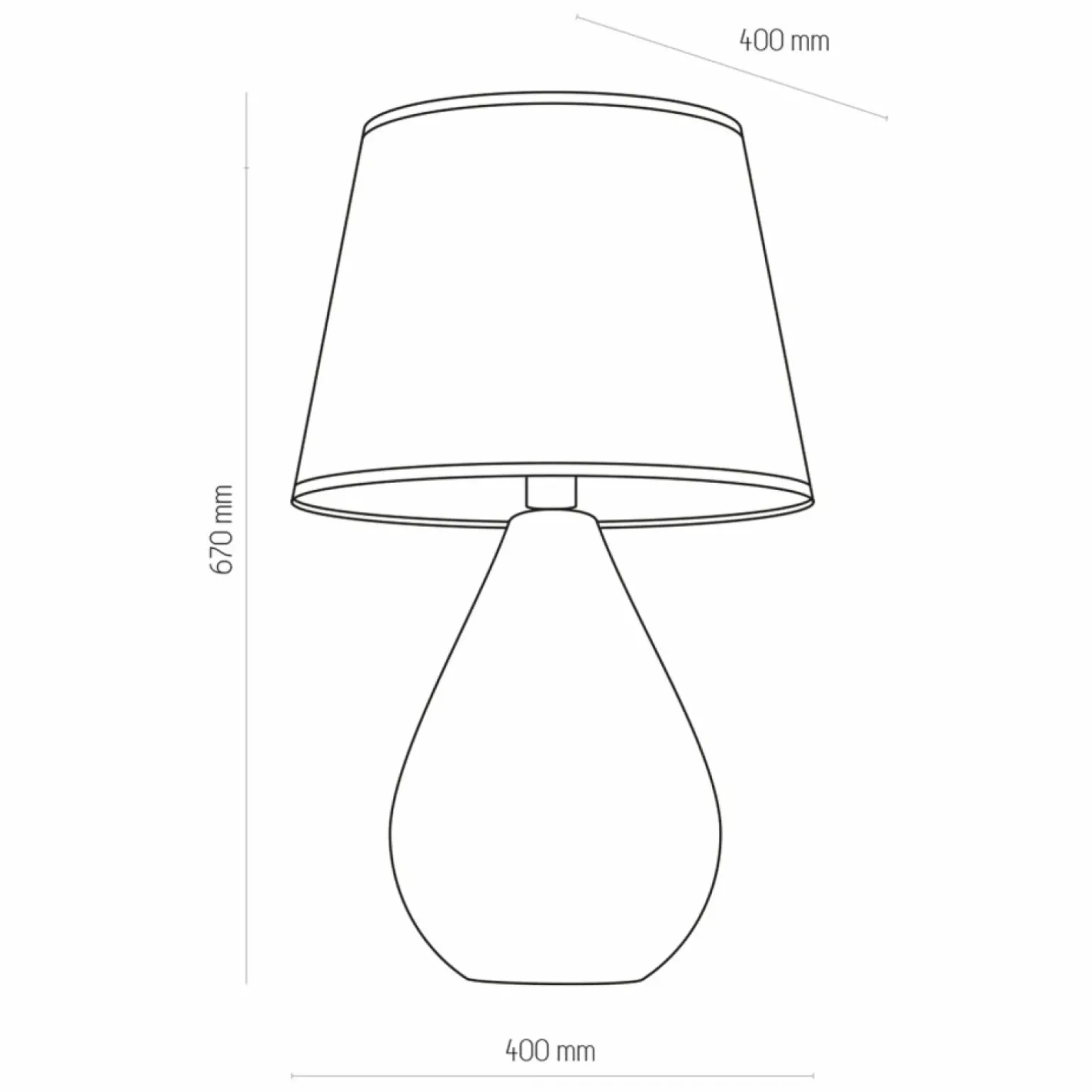 Sklep Kaja Stylowa lampka stołowa w stylu boho, do salonu TK 5436 z serii LACRIMA