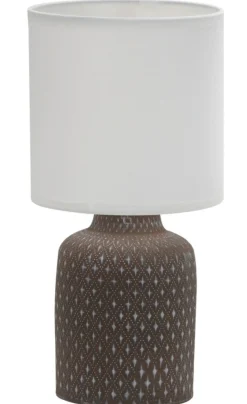 Sklep Kaja Stylowa lampka stołowa z białym abażurem 41-79862 INER | Kaja