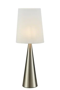 Sklep Kaja Stylowa lampka z abażurem na szafkę nocną 108624 z serii CONUS | Kaja