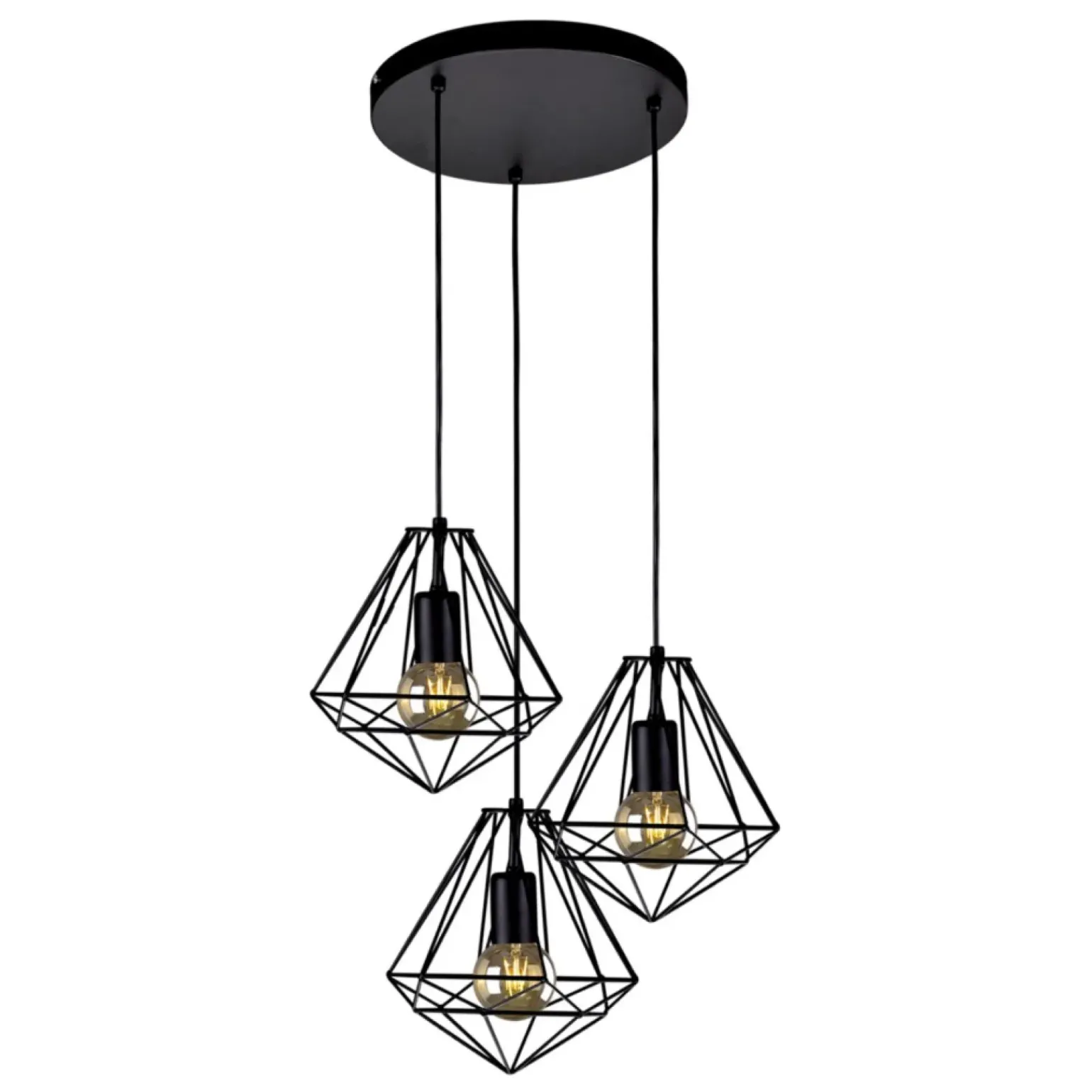 Store Stylowa, nowoczesna, czarna lampa wisząca K-4006 MARKO | Kaja Żyrandole Nowoczesne