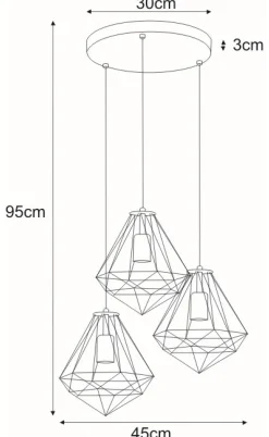 Store Stylowa, nowoczesna, czarna lampa wisząca K-4006 MARKO | Kaja Żyrandole Nowoczesne