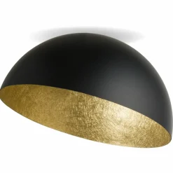 Cheap Stylowa oprawa natynkowa, półkula SIG 32471 z serii SFERA 90 CZ/ZŁ Żyrandole Nowoczesne