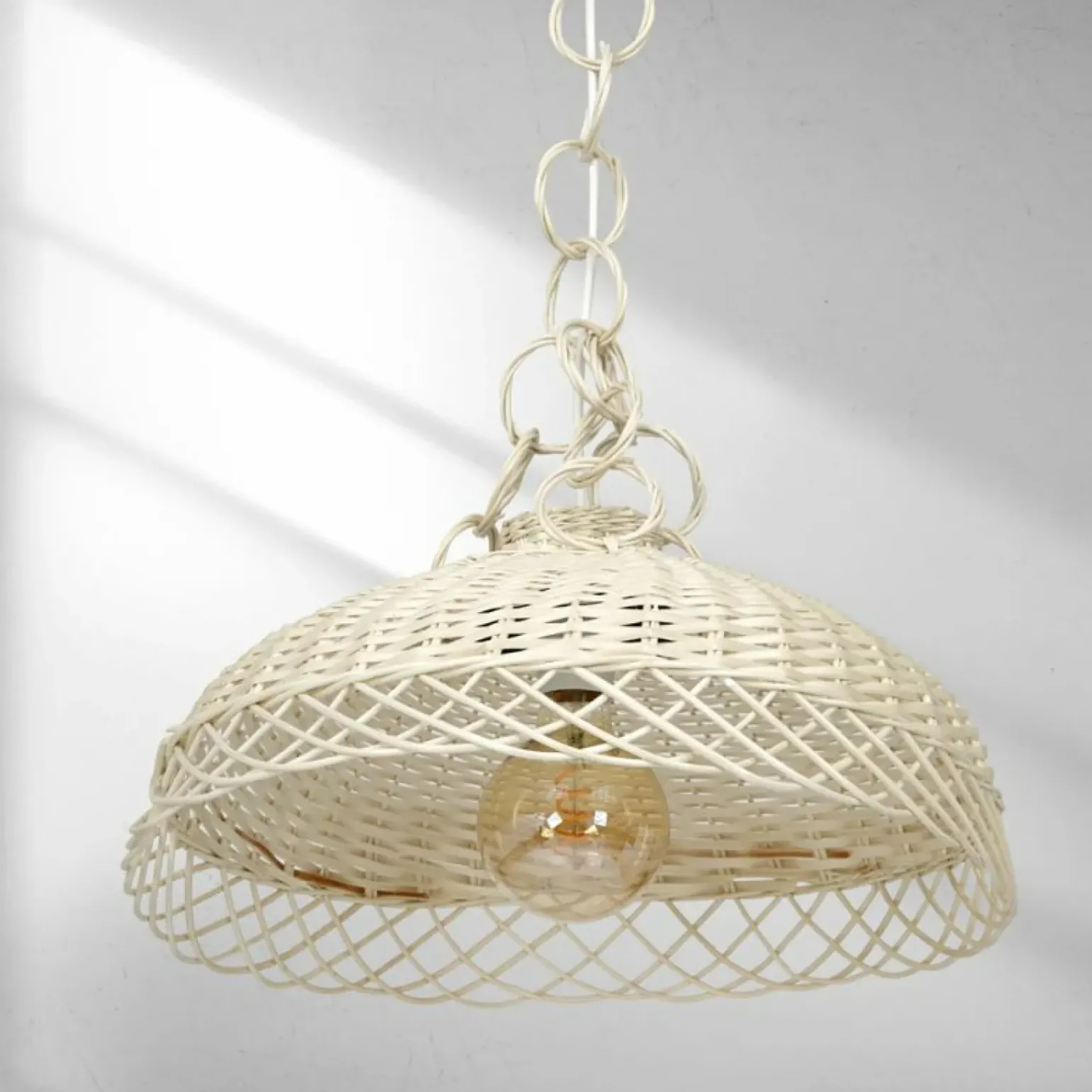 Best Stylowa, pleciona lampa wisząca w stylu boho MLP7997 VIMINI | Kaja Żyrandole Nowoczesne