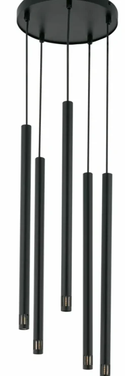 Best Sale Stylowa, ponadczasowa, czarna lampa wisząca SIG 33228 - SOPEL LASER Żyrandole Nowoczesne