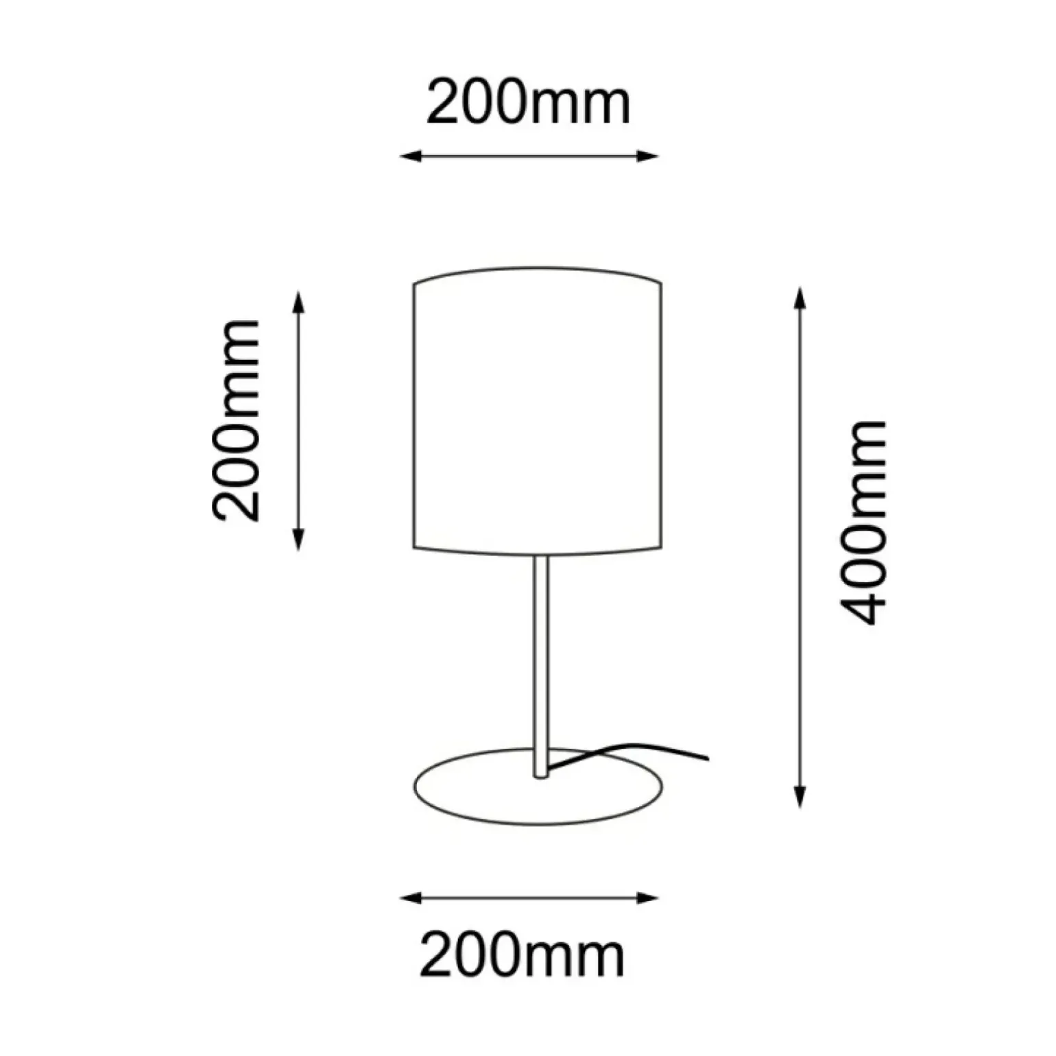 Sklep Kaja Stylowa, ponadczasowa lampka na szafkę nocną ANT 2029 LAMEGO | Kaja