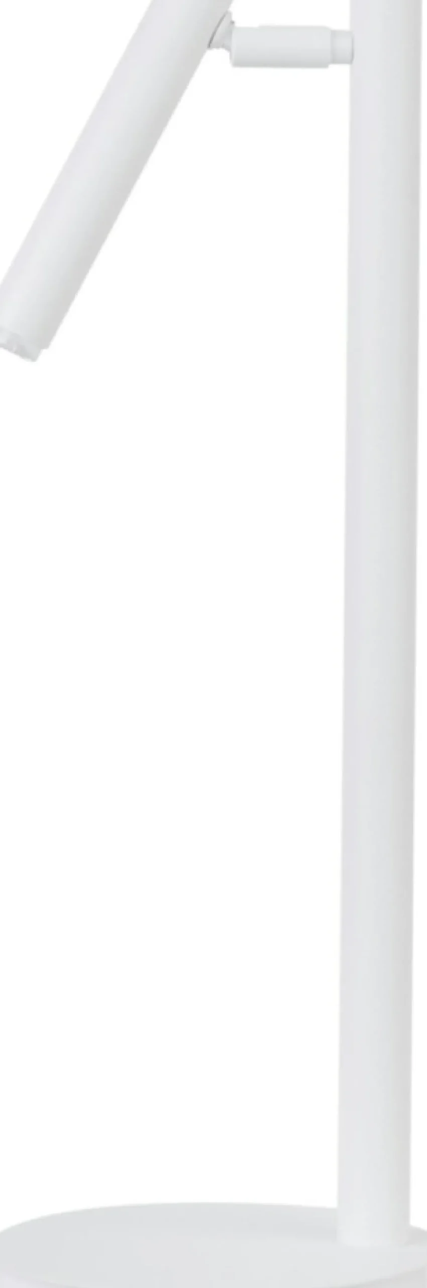 Sklep Kaja Stylowa, prosta, biała lampka biurkowa SIG 50196 z serii SOPEL | Kaja