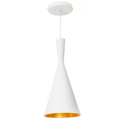 Hot Stylowa tuba wisząca LP-42001/1P BIAŁY GARDA | Kaja Oświetlenie Żyrandole Nowoczesne