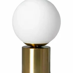 Sklep Kaja Stylowa, złota lampka na szafkę nocną ABR-LSG-E27 MILANO | Kaja