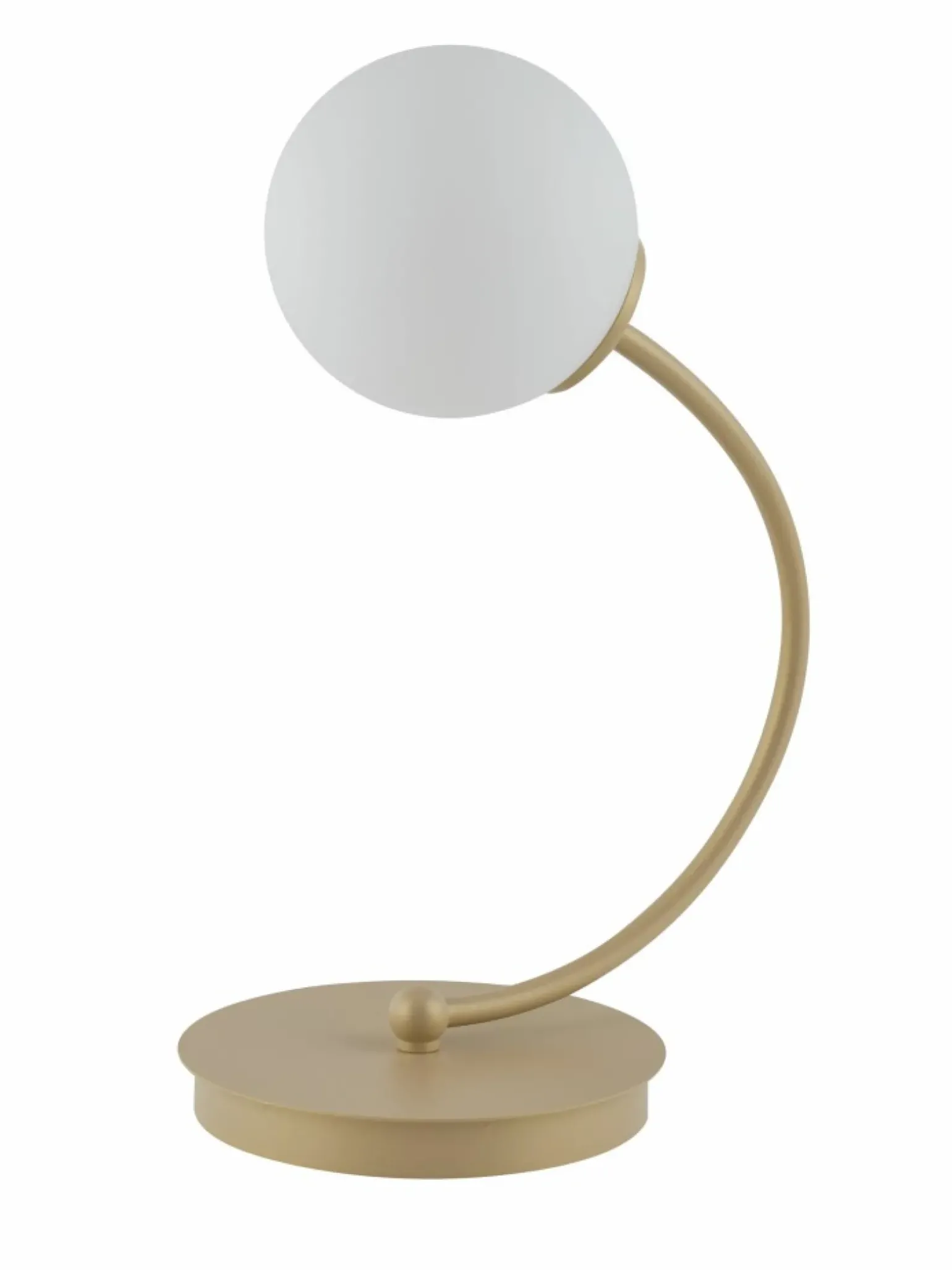 Sklep Kaja Stylowa, złota lampka stołowa z kloszem SIG 50303 z serii VELVET