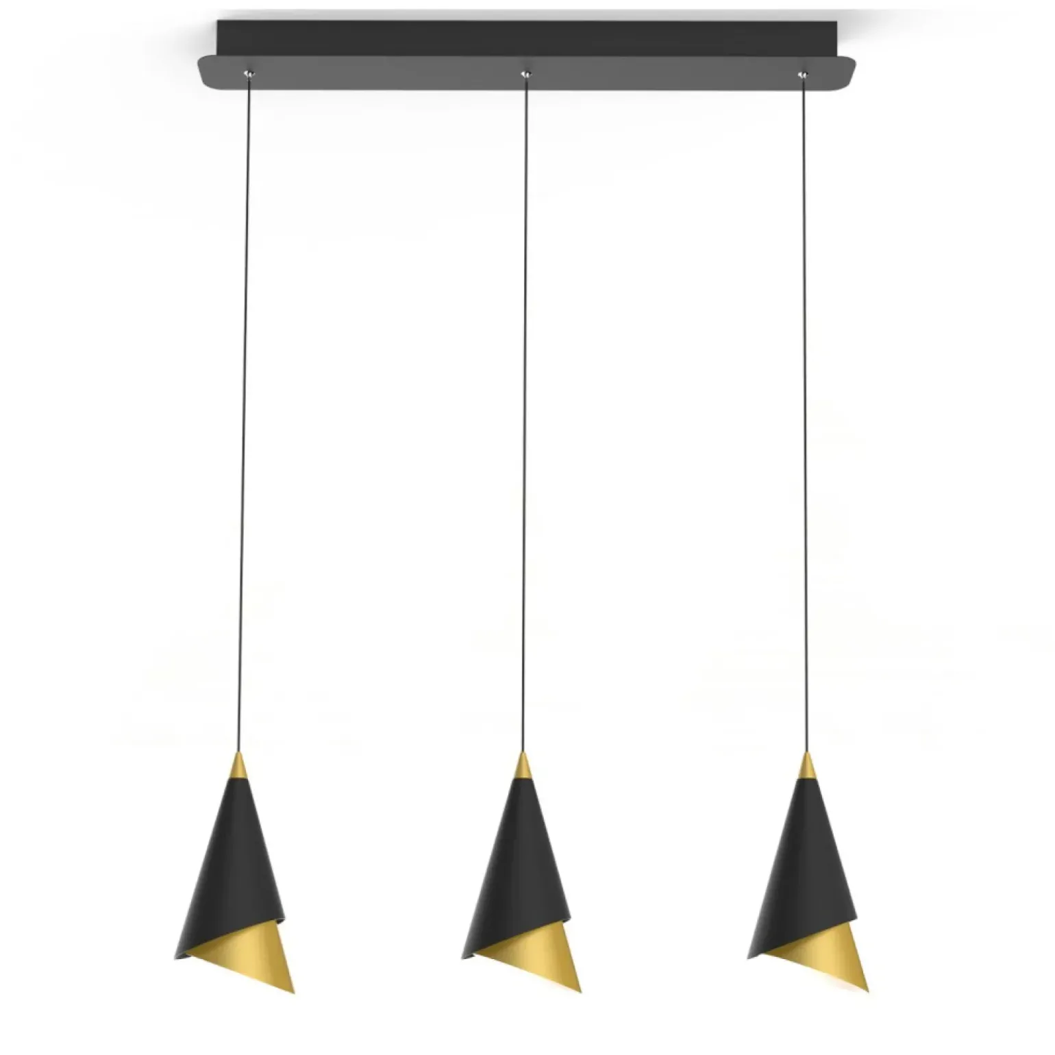 Best Sale Stylowe, ledowe zwisy na listwie PND-433128-2 RAALTO | Kaja Żyrandole Nowoczesne