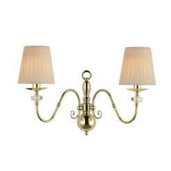 Sklep Kaja Stylowy, dwuramienny kinkiet do sypialni ANT 8399 LILOSA | Kaja