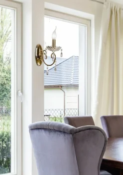 Sklep Kaja Stylowy kinkiet świecznik glamour 21-97609 AURORA | Kaja Oświetlenie